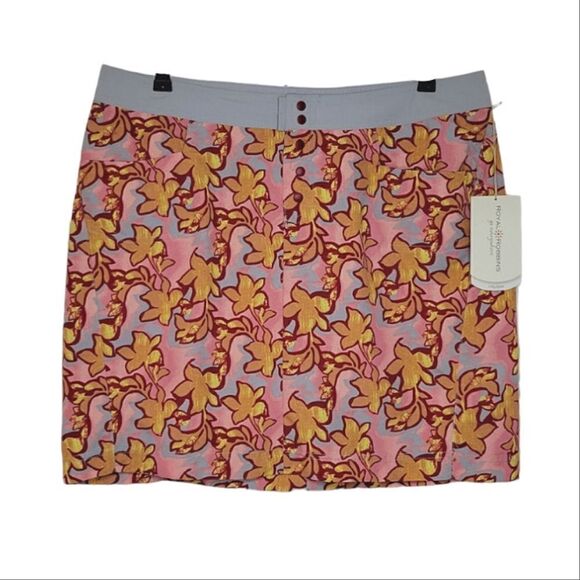 Royal Robbins Multi Color Splash Around Quick Dry UPF 30+ Mini Skirt Size 14 - Picture 1 of 10